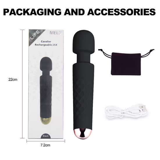 남성 여성을 위한 AV 마술 지팡이 마사지 진동기 섹스 토이